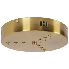 4591-220-9BR, потолочная чаша, D220xH40, цвет латунь