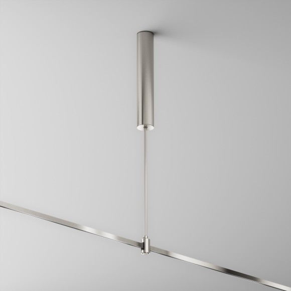 Основание потолочное Long для блока питания с вводом питания Maytoni Flarity платинаTRA159C-BB1-PT