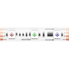 Светодиодная лента 12В 5050 14,4Вт/м RGB 5м IP 67 201244 Светодиодная лента 12В 5050 14,4Вт/м RGB 5м IP 67 201244
