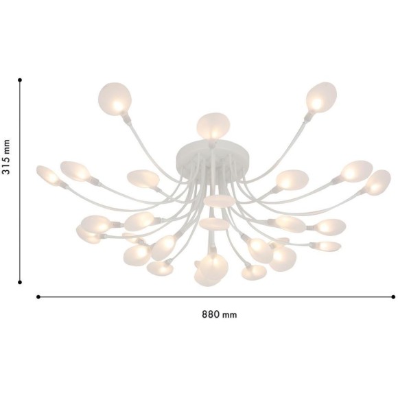 Потолочная люстра Skein 4198-28C Потолочная люстра Skein 4198-28C