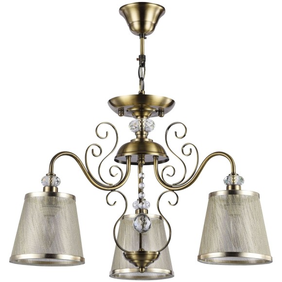 Люстра потолочная Freya FR2405-PL-03-BZ Driana под лампы 3xE14 40W