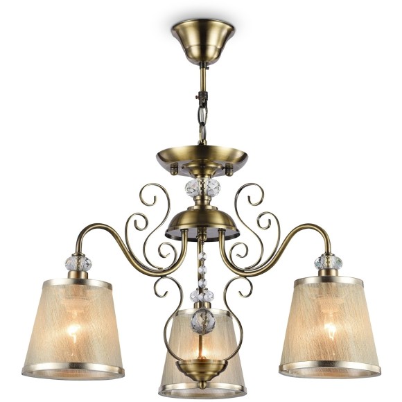 Люстра потолочная Freya FR2405-PL-03-BZ Driana под лампы 3xE14 40W