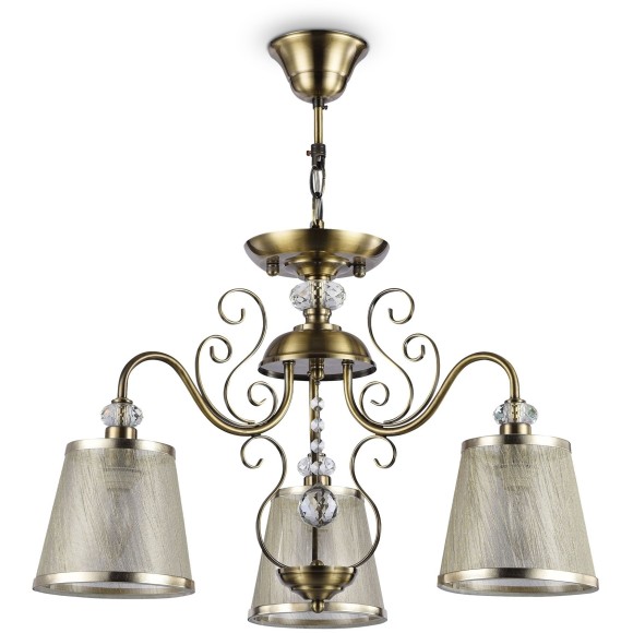 Люстра потолочная Freya FR2405-PL-03-BZ Driana под лампы 3xE14 40W