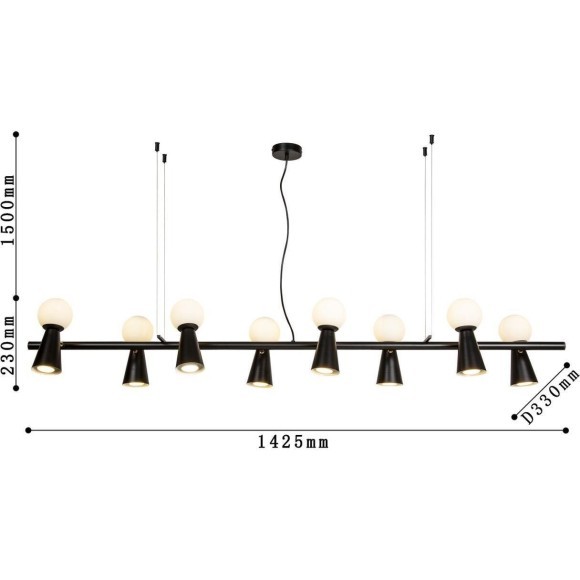 Подвесной светильник Gnomes 4095-8P Подвесной светильник Gnomes 4095-8P