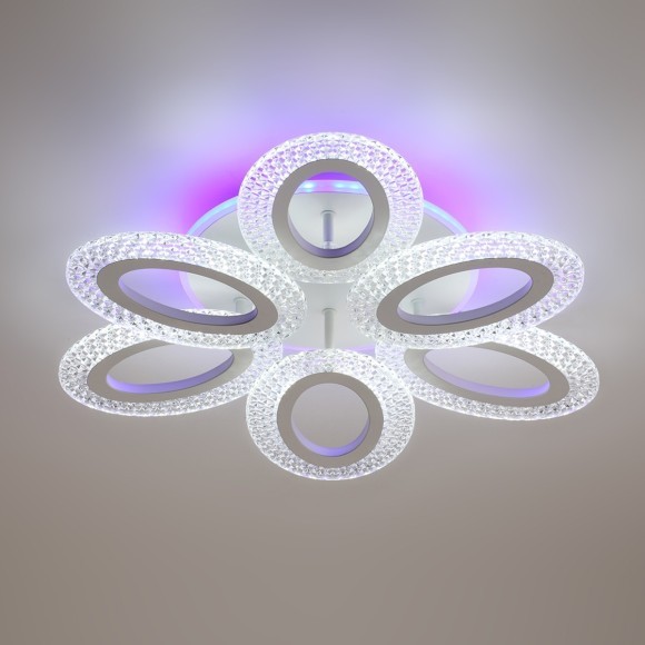 8018/60CL Потолочный светильник Lumion LEDIO c подсв. осн. LED Lm4700 Ra90 60W 220V 3000-6000K CLARE 8018/60CL Потолочный светильник Lumion LEDIO c подсв. осн. LED Lm4700 Ra90 60W 220V 3000-6000K CLARE