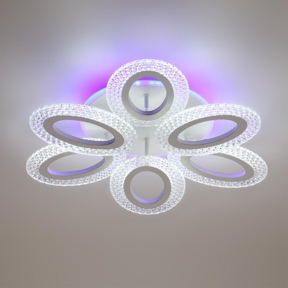 8018/60CL Потолочный светильник Lumion LEDIO c подсв. осн. LED Lm4700 Ra90 60W 220V 3000-6000K CLARE 8018/60CL Потолочный светильник Lumion LEDIO c подсв. осн. LED Lm4700 Ra90 60W 220V 3000-6000K CLARE