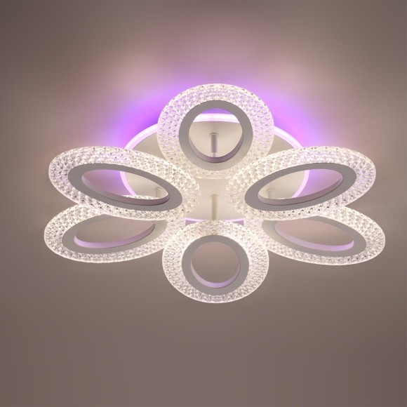 8018/60CL Потолочный светильник Lumion LEDIO c подсв. осн. LED Lm4700 Ra90 60W 220V 3000-6000K CLARE 8018/60CL Потолочный светильник Lumion LEDIO c подсв. осн. LED Lm4700 Ra90 60W 220V 3000-6000K CLARE