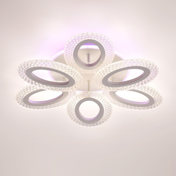 8018/60CL Потолочный светильник Lumion LEDIO c подсв. осн. LED Lm4700 Ra90 60W 220V 3000-6000K CLARE 8018/60CL Потолочный светильник Lumion LEDIO c подсв. осн. LED Lm4700 Ra90 60W 220V 3000-6000K CLARE