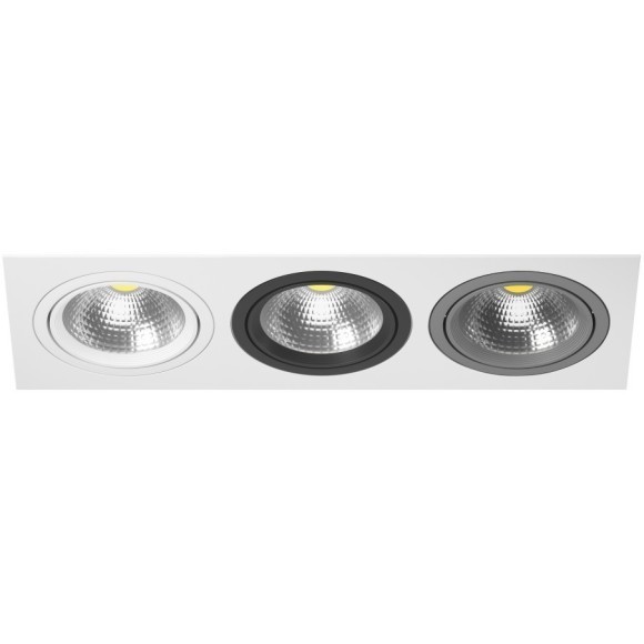 Встраиваемый светильник Lightstar i836060709 Intero 111 под лампы 3xGU10 150W