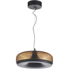 SL6014.603.01 Светильник подвесной ST-Luce Черный/Коричневый, с пузырьками LED 1*42W 3000K RIPPLE SL6014.603.01 Светильник подвесной ST-Luce Черный/Коричневый, с пузырьками LED 1*42W 3000K RIPPLE