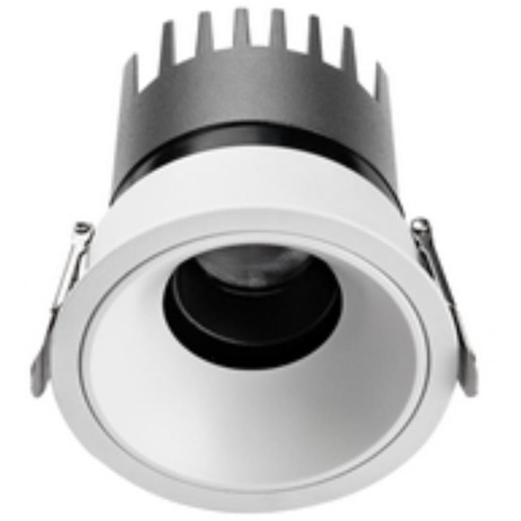 4788-1C Встраиваемый влагозащищенный светодиодный светильник с доп. рамкой под штукатурку, белый, 9Вт 450Лм 3000;4000;6000K CRI90+ 45° IP65