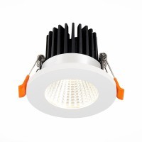 ST704.538.10 Св-к встр. Белый LED 1*10W 3000K 900Lm Ra90 38° IP20 D80xH60 170-240V Встраиваемые светильники