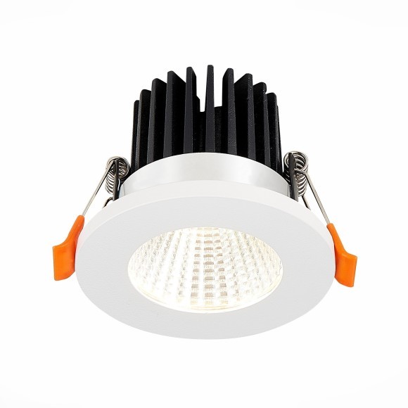ST704.538.10 Св-к встр. Белый LED 1*10W 3000K 900Lm Ra90 38° IP20 D80xH60 170-240V Встраиваемые светильники