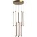 SL6225.303.10 Светильник подвесной ST-Luce Латунь/Терракотовый, Белый LED 10*6,5W 3000K BRICK