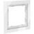 Рамка стеклянная VOLTUM S70 на 1 пост, (белый, стекло)