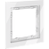 Рамка стеклянная VOLTUM S70 на 1 пост, (белый, стекло)