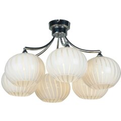 Люстра потолочная Lussole LSF-7203-06 CESANO IP21 под лампы 6xE27 360W Люстра потолочная Lussole LSF-7203-06 CESANO IP21 под лампы 6xE27 360W