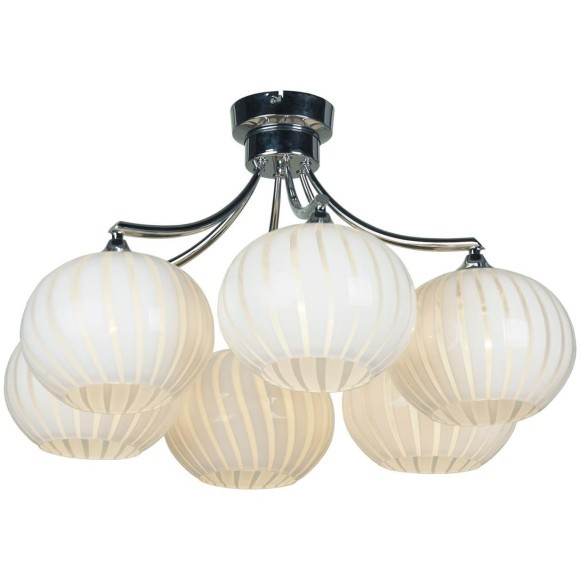 Люстра потолочная Lussole LSF-7203-06 CESANO IP21 под лампы 6xE27 360W Люстра потолочная Lussole LSF-7203-06 CESANO IP21 под лампы 6xE27 360W