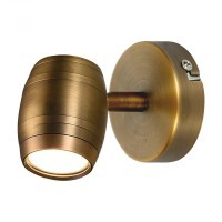 Спот настенный Lussole GRLSP-9566 TUSCALOOSA IP21 под лампу 1xGU10 5W