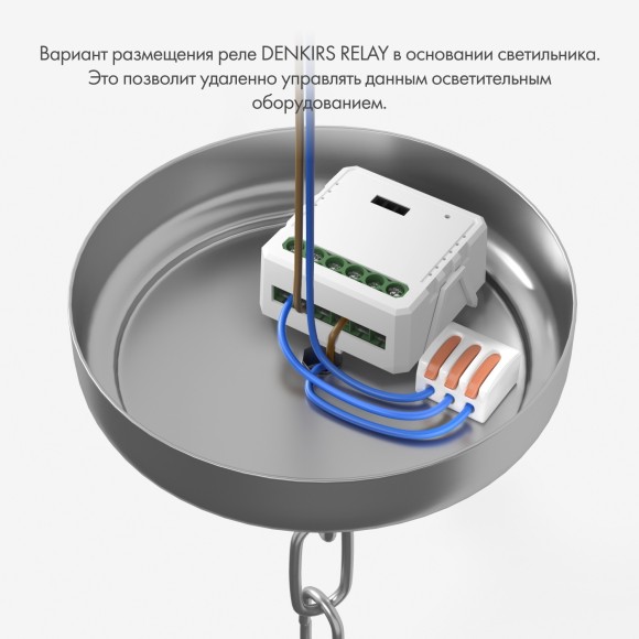 Одноканальное Wi-Fi реле-выключатель Denkirs RL1000 RL1001-SM Одноканальное Wi-Fi реле-выключатель Denkirs RL1000 RL1001-SM