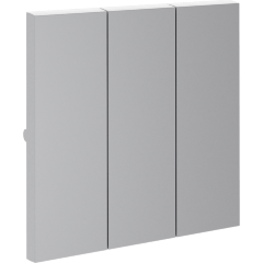 Клавиши для выключателя/переключателя трехклавишного, S70 (серый)