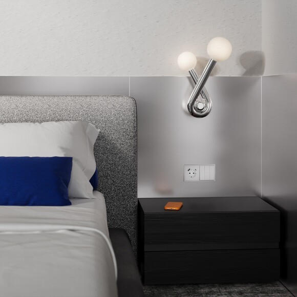 Клавиши для выключателя/переключателя трехклавишного, S70 (серый)