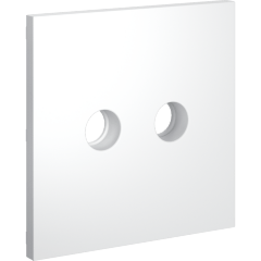 Накладка для розетки телевизионной оконечной TV+SAT, S70 (белый матовый)