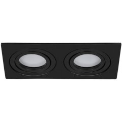 Встраиваемый светильник Arte Lamp A2168PL-2BK TARF под лампы 2xGU10 50W Встраиваемый светильник Arte Lamp A2168PL-2BK TARF под лампы 2xGU10 50W