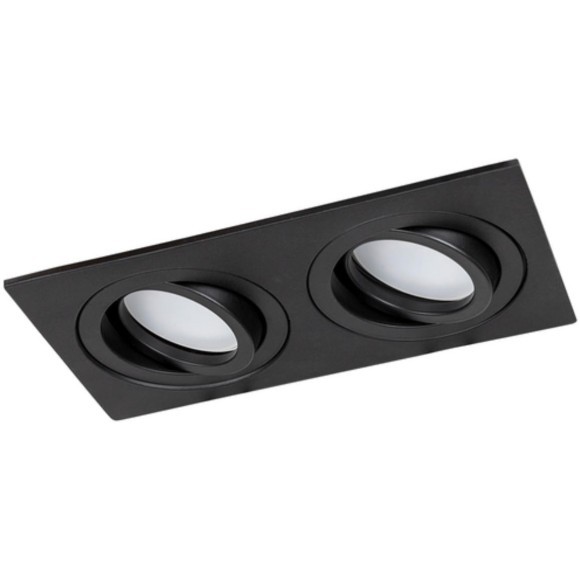 Встраиваемый светильник Arte Lamp A2168PL-2BK TARF под лампы 2xGU10 50W