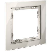 Рамка стеклянная VOLTUM S70 на 1 пост, (кашемир, стекло)