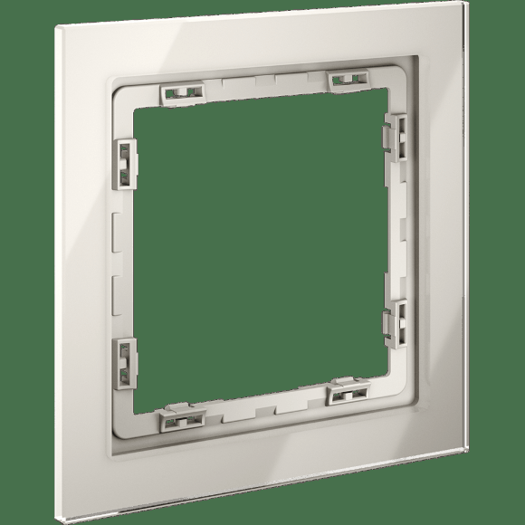 Рамка стеклянная VOLTUM S70 на 1 пост, (кашемир, стекло)