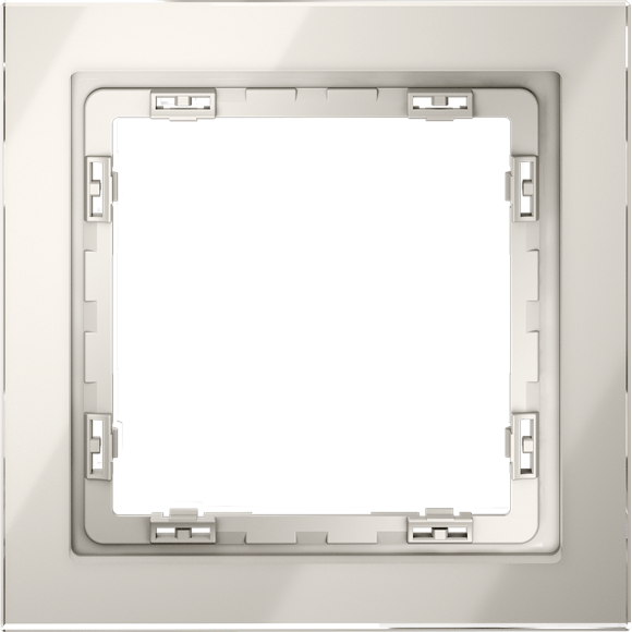 Рамка стеклянная VOLTUM S70 на 1 пост, (кашемир, стекло)