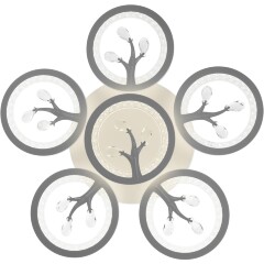 Потолочный светильник Freya FR10017CL-L92W