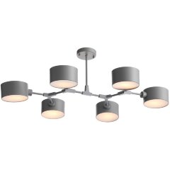 SLE183702-06 Светильник потолочный Серый/Серый E14 6*60W GIMENTO SLE183702-06 Светильник потолочный Серый/Серый E14 6*60W GIMENTO