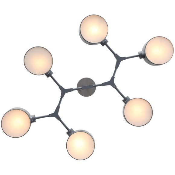 SLE183702-06 Светильник потолочный Серый/Серый E14 6*60W GIMENTO