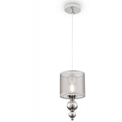 Подвесной светильник с 1 плафоном Freya FR5093PL-01CH Lauren под лампу 1xE27 40W