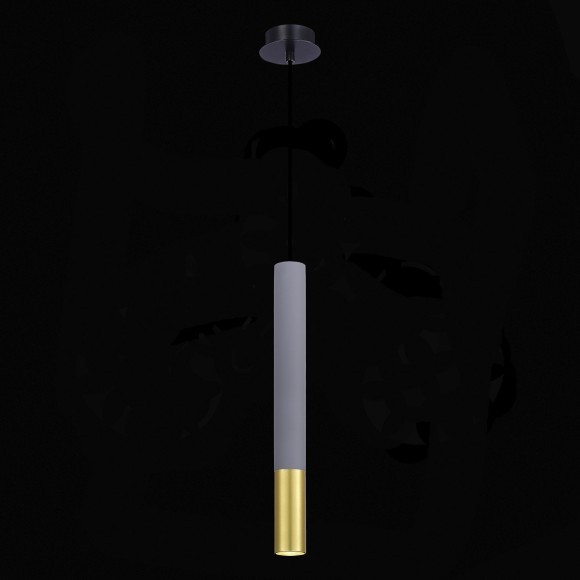 ST154.703.01 Светильник подвесной Серый GU10 1*5W IP20 D55xH410 180-240V Без ламп Подвесные светильники