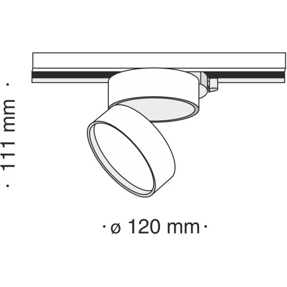 Однофазный двужильный светодиодный трековый светильник Maytoni Unity TR007-1-18W3K-W4K ONDA 4000К 1500Лм CRI80+ 120° 18Вт Однофазный двужильный светодиодный трековый светильник Maytoni Unity TR007-1-18W3K-W4K ONDA 4000К 1500Лм CRI80+ 120° 18Вт