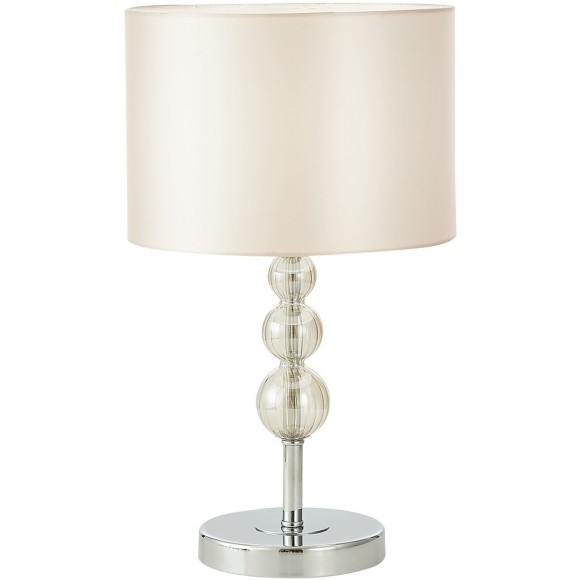 SLE105704-01 Прикроватная лампа Хром/Светло-бежевый E14 1*40W RAMER SLE105704-01 Прикроватная лампа Хром/Светло-бежевый E14 1*40W RAMER