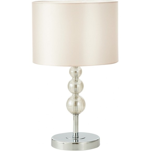 SLE105704-01 Прикроватная лампа Хром/Светло-бежевый E14 1*40W RAMER SLE105704-01 Прикроватная лампа Хром/Светло-бежевый E14 1*40W RAMER