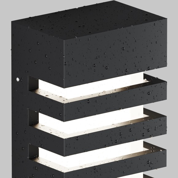 Настенный светильник (бра) Outdoor O034WL-01B