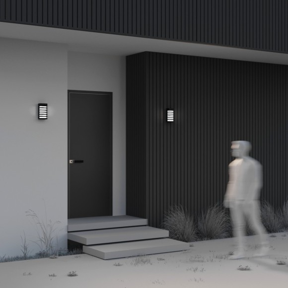 Настенный светильник (бра) Outdoor O034WL-01B