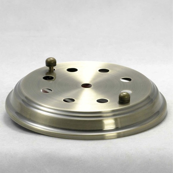 SY9708 Lussole COCHISE бронзовая потолочная люстра с янтарными стеклянными плафонами, 8 x E14 до 40 Вт, IP20, 220 В