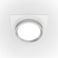 Встраиваемый светильник Maytoni DL086-GX53-SQ-WS Hoop под лампу 1xGX53 15W