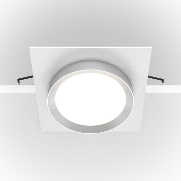 Встраиваемый светильник Maytoni DL086-GX53-SQ-WS Hoop под лампу 1xGX53 15W Встраиваемый светильник Maytoni DL086-GX53-SQ-WS Hoop под лампу 1xGX53 15W