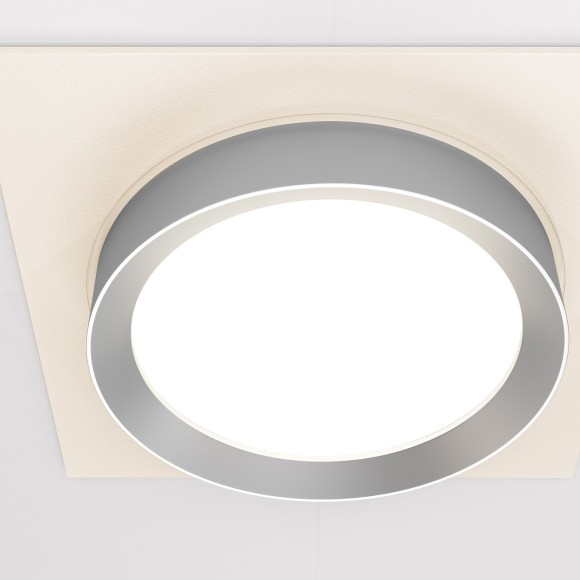 Встраиваемый светильник Maytoni DL086-GX53-SQ-WS Hoop под лампу 1xGX53 15W Встраиваемый светильник Maytoni DL086-GX53-SQ-WS Hoop под лампу 1xGX53 15W