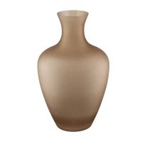 421379 LONGKALI Декоративная ваза H650, Ø400, стекло, золотой сатин