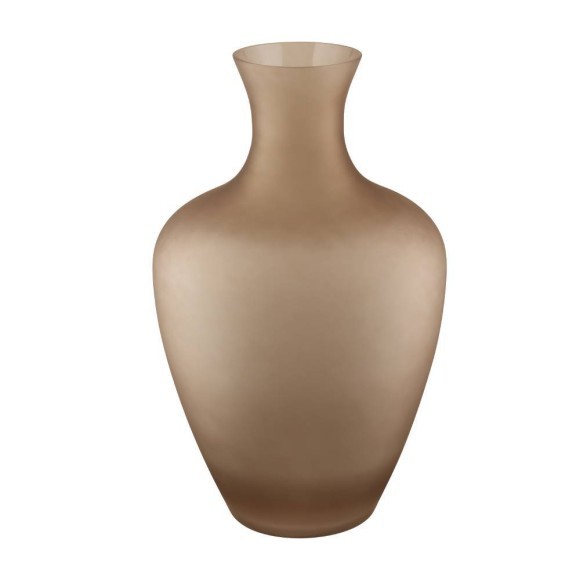 421379 LONGKALI Декоративная ваза H650, Ø400, стекло, золотой сатин