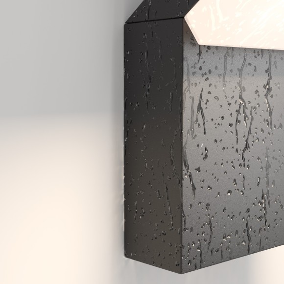 Уличный настенный светильник Maytoni O595WL-L12B3K Paso IP54 светодиодный LED 12W