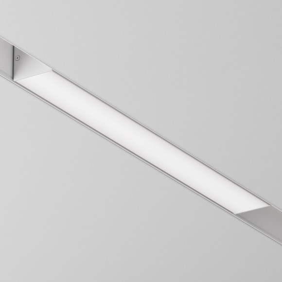 TR012-2-12W4K-W Трековый магнитный светодиодный светильник Maytoni Gravity CRI90+ 4000К 900Лм 120° 12Вт